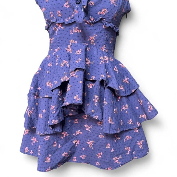 Altar'd State Tiered Ruffle Dress Boho Flowy Feminine Cottagecore Size Small - Picture 3 of 8